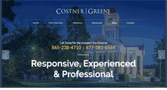 Desktop Screenshot of costnergreene.com