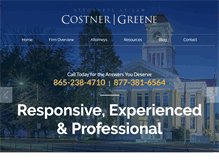 Tablet Screenshot of costnergreene.com